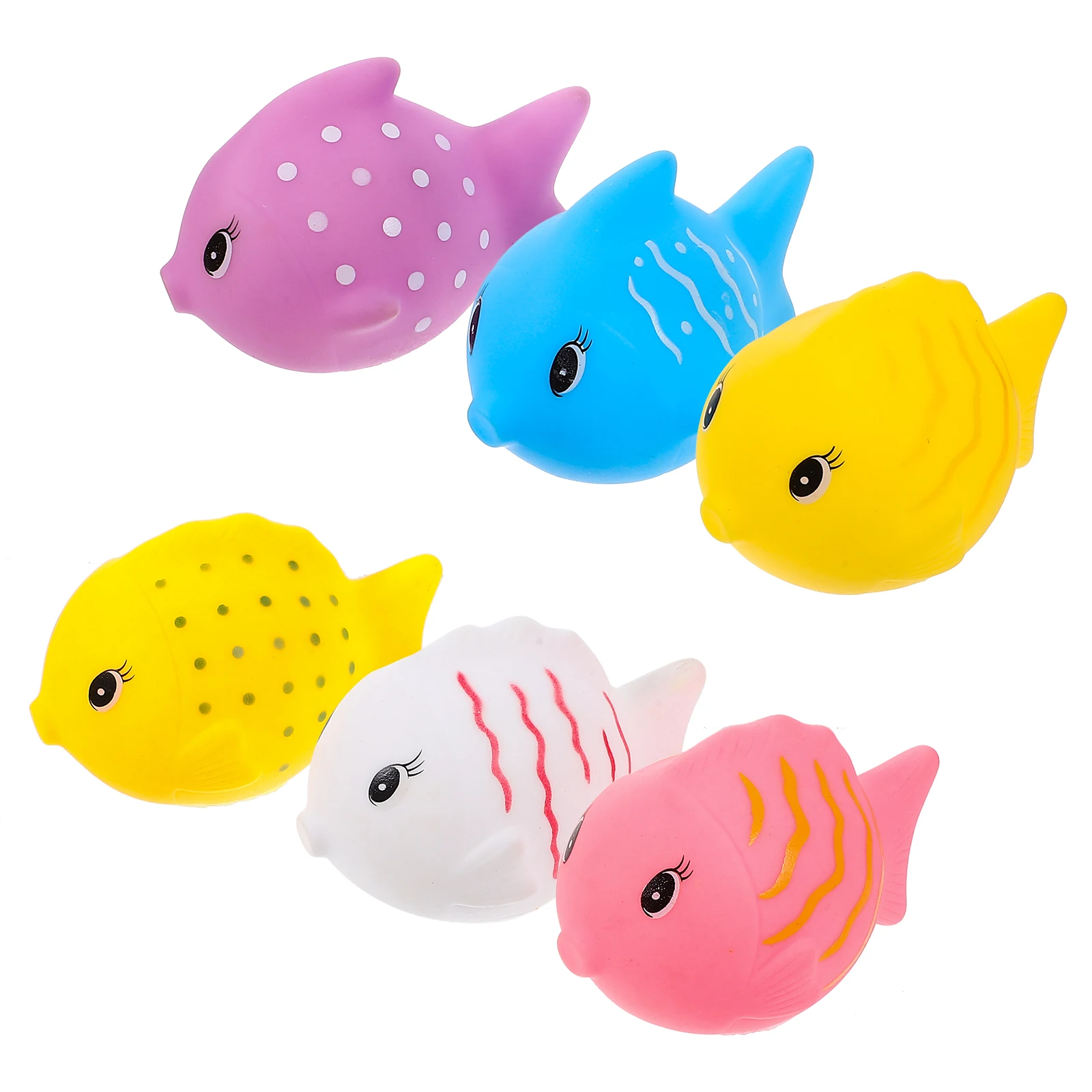 6 pcs Small Fish Bath Toys Cute Animal Pattern Infants Floating Colorful Pool Sensory Development Kids Squeeze
6 pcs Small Fish Bath Toys Cute Animal Pattern Infants Floating Colorful Pool Sensory Development Kids Squeeze