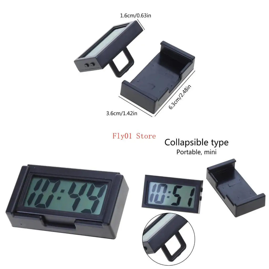 Auto Electronic Clock Dashboard Digital Display Clock Self-Adhesive Mini Clock
Auto Electronic Clock Dashboard Digital Display Clock Self-Adhesive Mini Clock