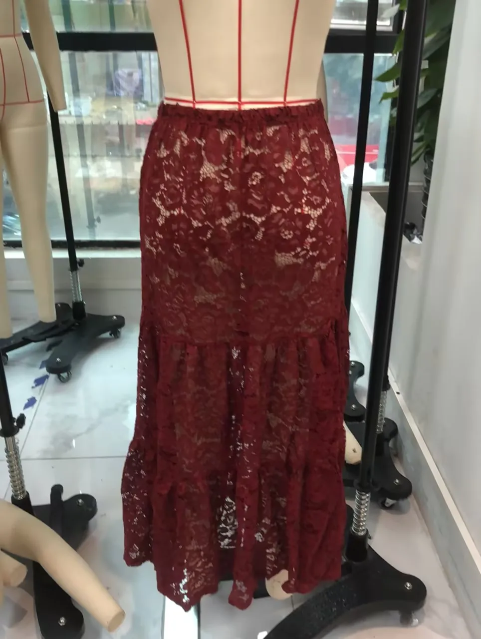 Women Summer Casual Skirt See-Through Lace Elastic Waist A-Line Skirt for Beach Vacation Club Streetwear Aesthetic Clothes
Women Summer Casual Skirt See-Through Lace Elastic Waist A-Line Skirt for Beach Vacation Club Streetwear Aesthetic Clothes