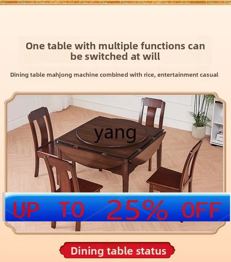 lmm new Chinese solid wood mahjong machine, automatic dining table dual-purpose foldable round table all-in-one machine
lmm new Chinese solid wood mahjong machine, automatic dining table dual-purpose foldable round table all-in-one machine