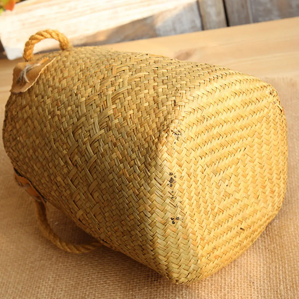 Woven Storage Basket Hand-woven Rattan Flower Baskets Decoration Planter Decorate Wedding for
Woven Storage Basket Hand-woven Rattan Flower Baskets Decoration Planter Decorate Wedding for