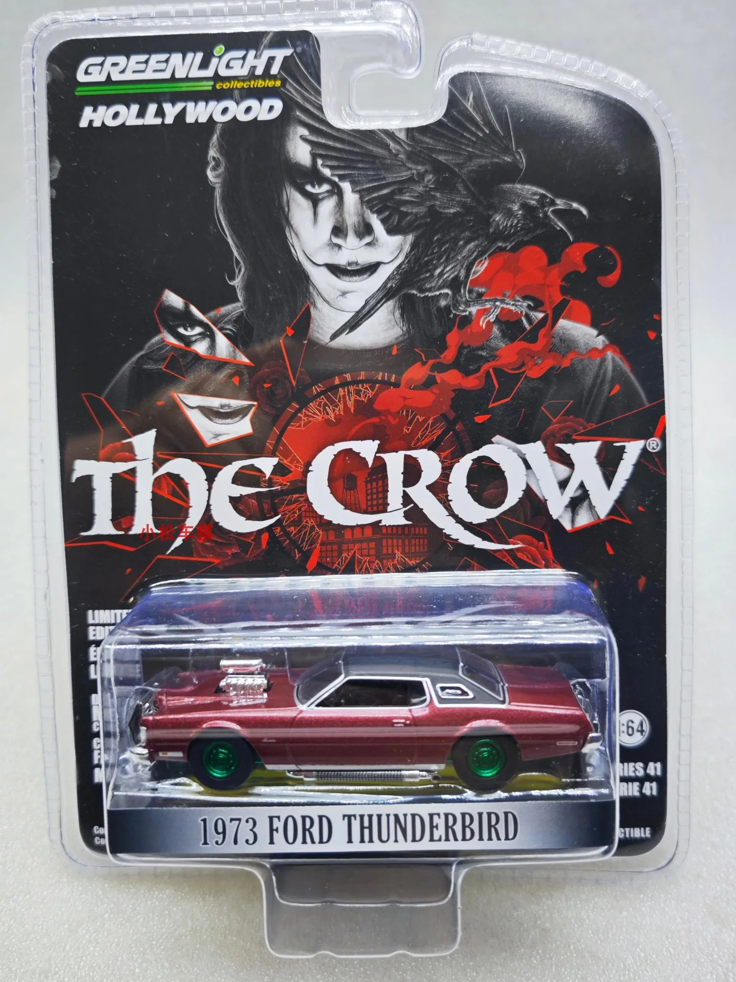 GreenLight 1:64 Hollywood Series 41- Crow (1994) - T-Bird's 1973 Ford Thunderbird Green Machine Alloy Car Model Market Ornament
GreenLight 1:64 Hollywood Series 41- Crow (1994) - T-Bird's 1973 Ford Thunderbird Green Machine Alloy Car Model Market Ornament
