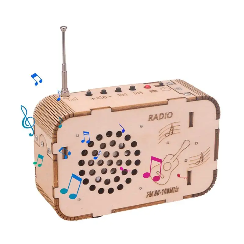 Комплект для сборки FM-радио, деревянный FM-радио, электронный обучающий набор для взрослых и детей, портативное FM-радио, сделай сам, воспроизведение аудио, сделать радио
Комплект для сборки FM-радио, деревянный FM-радио, электронный обучающий набор для взрослых и детей, портативное FM-радио, сделай сам, воспроизведение аудио, сделать радио