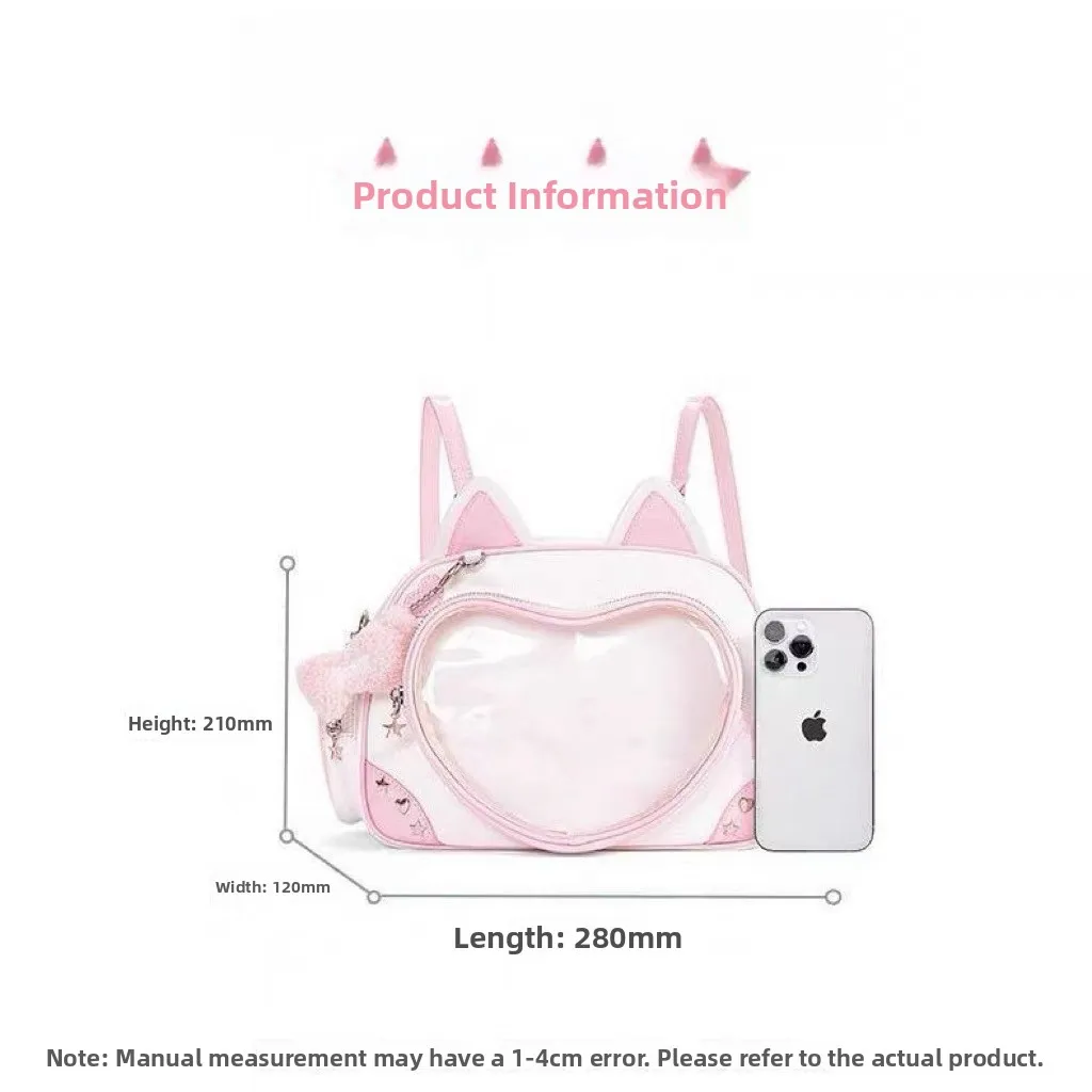 Y2K Millennium Spicy Girl Heart Ear Pain Bag 2024 New Japanese Sle Soft Sister Small Quanti Double oulder Crossbody...
Y2K Millennium Spicy Girl Heart Ear Pain Bag 2024 New Japanese Sle Soft Sister Small Quanti Double oulder Crossbody...