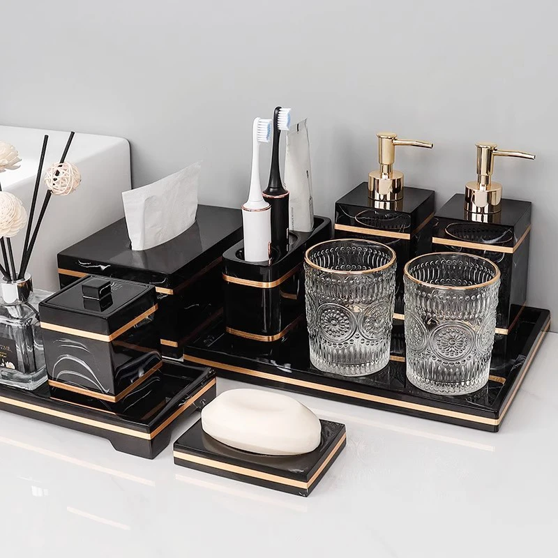 Light luxury high-end mouthwash cup high value 2025 new ink advanced sense bathroom tooth cup tray set
Light luxury high-end mouthwash cup high value 2025 new ink advanced sense bathroom tooth cup tray set