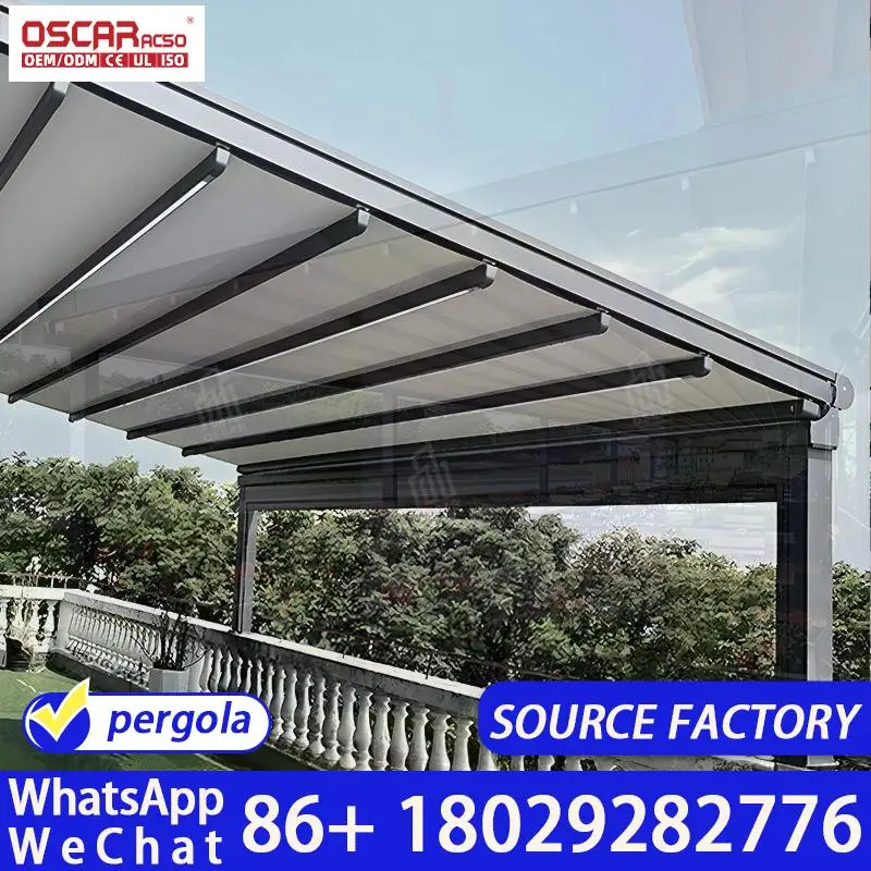 Popular Light Proof Electrical Retractable Sunshade Automatic Open for Courtyard Easy DIY Installation Retractable Canopy Pergol
Popular Light Proof Electrical Retractable Sunshade Automatic Open for Courtyard Easy DIY Installation Retractable Canopy Pergol