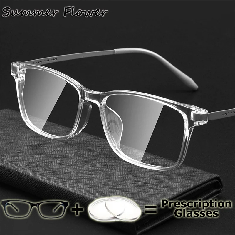 Teens Prescription Glasses Women Myopia Clear Lenses Presbyopia TR90 Reading Glasses Multifocal Progressive Eyeglasses for Man
Teens Prescription Glasses Women Myopia Clear Lenses Presbyopia TR90 Reading Glasses Multifocal Progressive Eyeglasses for Man