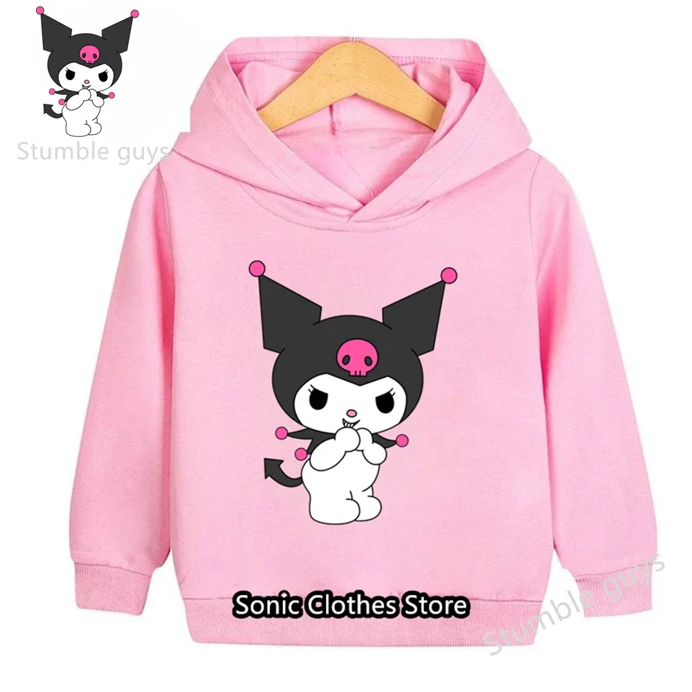 Kuromi Children's Hoodie Winter Anime Cartoon Sweatshirt Korean Style Kawaii Casual Kids' Pullover
Kuromi Children's Hoodie Winter Anime Cartoon Sweatshirt Korean Style Kawaii Casual Kids' Pullover