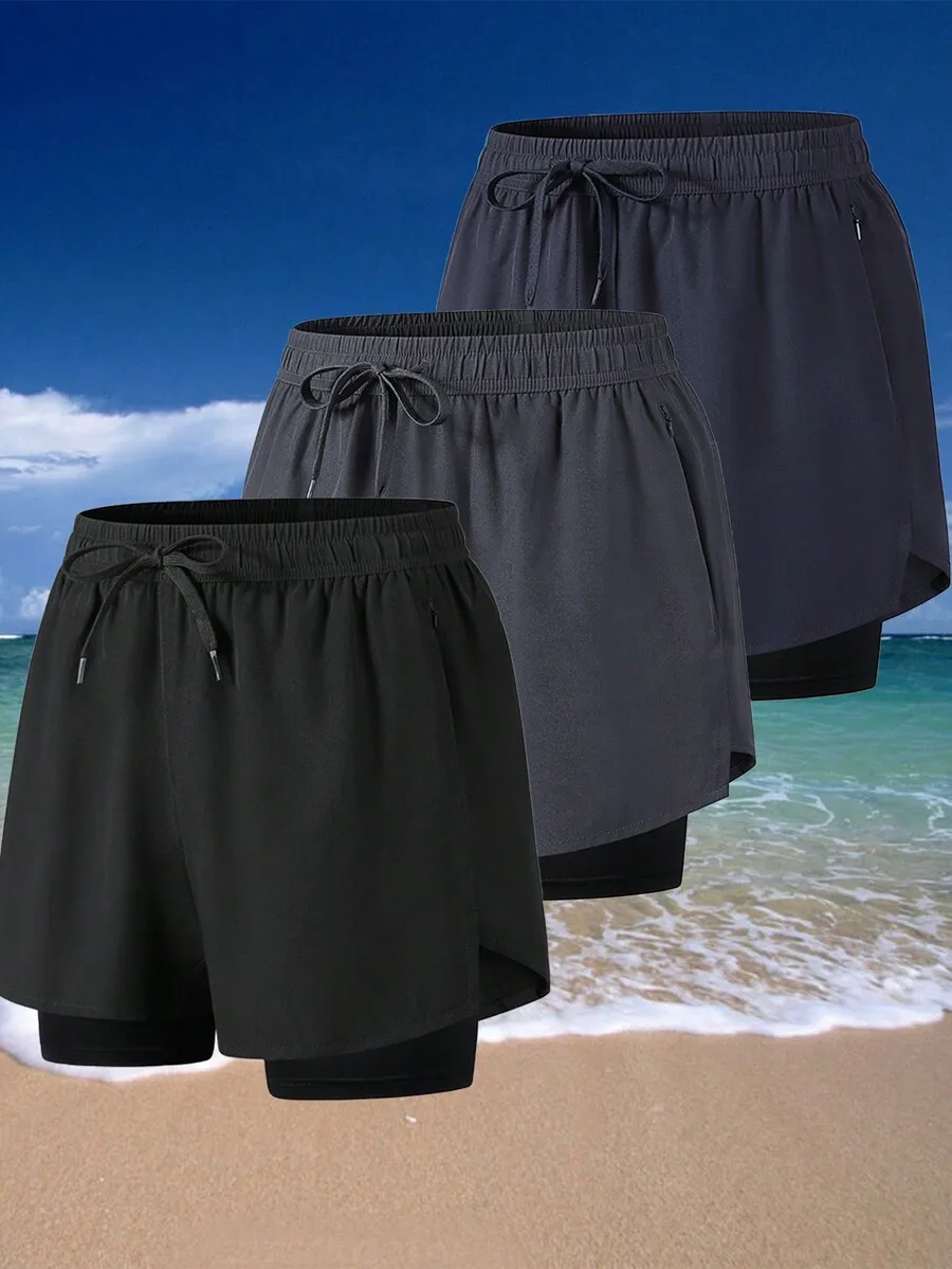 3 Pcs Mens Quick Dry Breathable 4-Way Stretch Compression Shorts
3 Pcs Mens Quick Dry Breathable 4-Way Stretch Compression Shorts