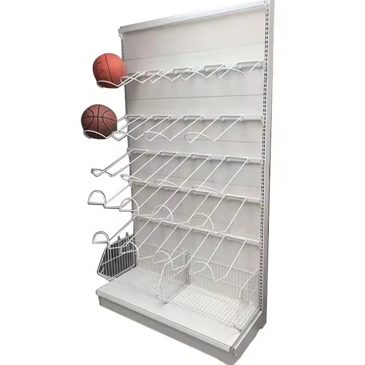 Floor Standing Football Basketball Soccer Ball Display Rack Sports Basketball Rack for Sports Store
Floor Standing Football Basketball Soccer Ball Display Rack Sports Basketball Rack for Sports Store