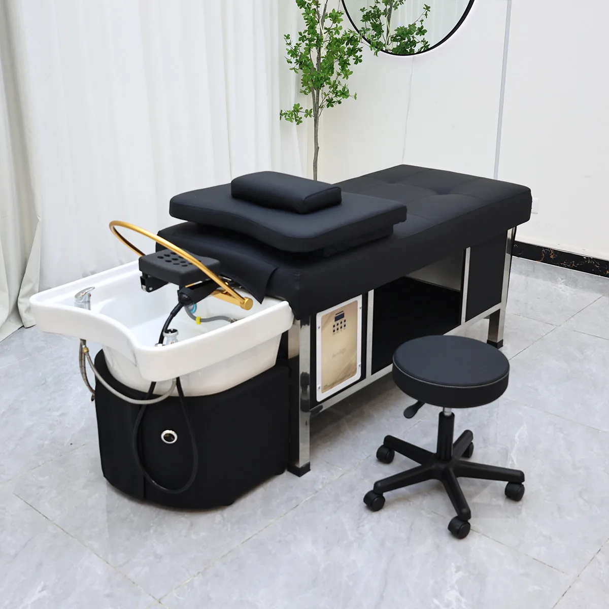 Stainless steel hair treatment shampoo bed barber shop Thai style full set of shampoo bed hair salon special water circulation f
Stainless steel hair treatment shampoo bed barber shop Thai style full set of shampoo bed hair salon special water circulation f