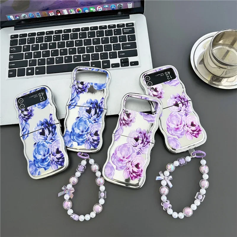 Purple Flower Phone Case for Samsung Galaxy Z Flip 6 5 4 3 Protective Back Cover for ZFlip4 ZFlip5 ZFlip6 Case Shell
Purple Flower Phone Case for Samsung Galaxy Z Flip 6 5 4 3 Protective Back Cover for ZFlip4 ZFlip5 ZFlip6 Case Shell