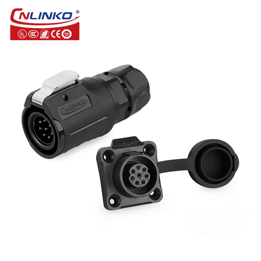 CNLINKO LP16 8 Pin Welding Cable Plug Connector M16 Male Female Plastic Aviation Wire Connectors for Signal Equipment
CNLINKO LP16 8 Pin Welding Cable Plug Connector M16 Male Female Plastic Aviation Wire Connectors for Signal Equipment