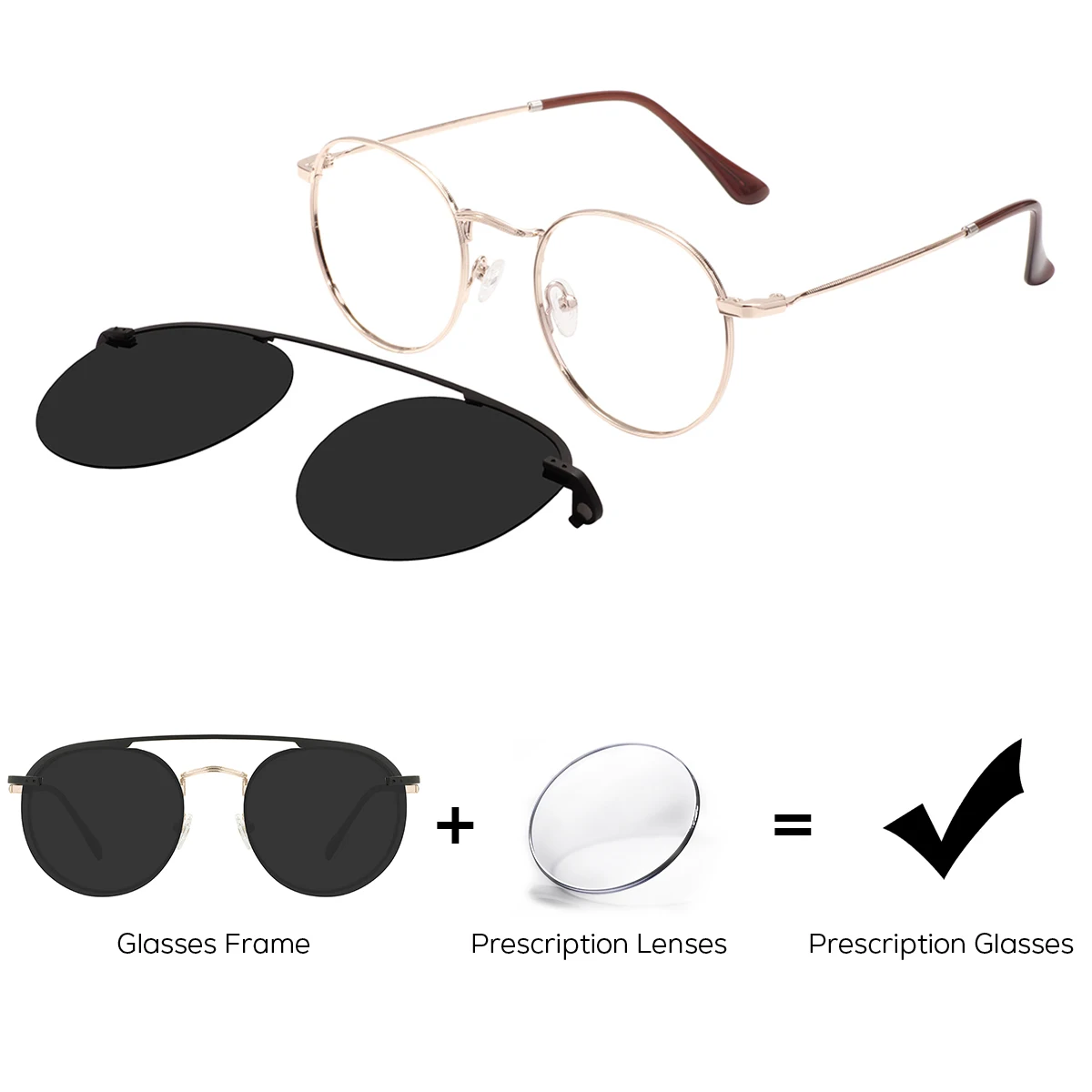 Men Polarized Optical Magnet Sunglasses Clip Women Vintage Round Metal Spectacle Eyeglasses Clip On Sun Glasses Driving Frame
Men Polarized Optical Magnet Sunglasses Clip Women Vintage Round Metal Spectacle Eyeglasses Clip On Sun Glasses Driving Frame