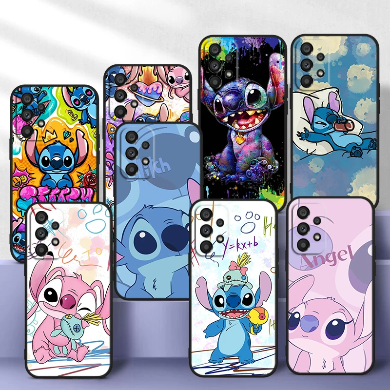Stitch Angel Lilo For Samsung A14 A54 A34 A73 A53 A33 A23 A13 A32 A72 A52 A32 A22 A03 A02 Silicone Black Phone Case Coque Capa
Stitch Angel Lilo For Samsung A14 A54 A34 A73 A53 A33 A23 A13 A32 A72 A52 A32 A22 A03 A02 Silicone Black Phone Case Coque Capa