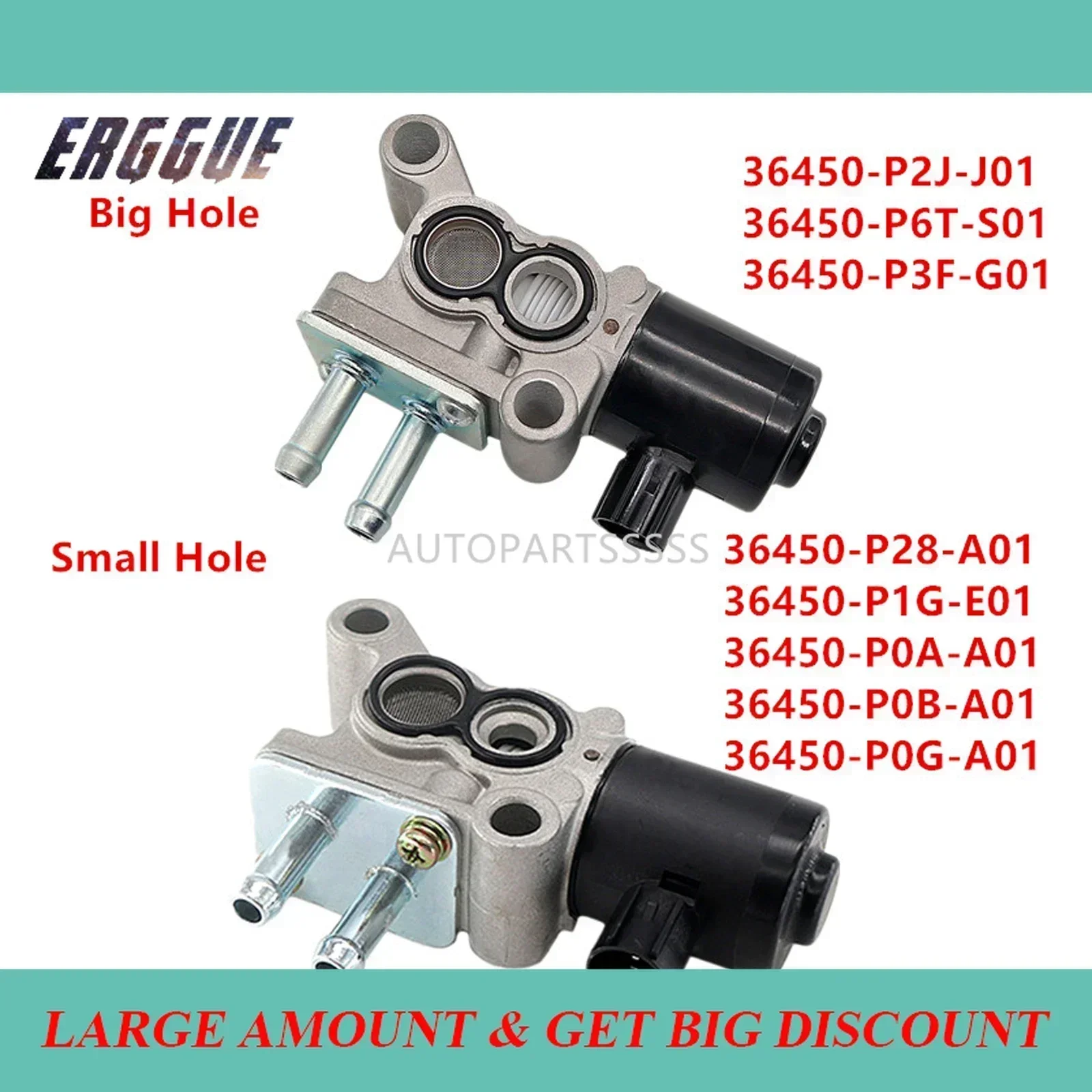 36450-P3F-G01 New IACV 36450-P2J-J01 36450P3FG01 and 138200-0480 36450-P28-A01 Idle Air Control Valve For Civic EK 1996-2000 D16
36450-P3F-G01 New IACV 36450-P2J-J01 36450P3FG01 and 138200-0480 36450-P28-A01 Idle Air Control Valve For Civic EK 1996-2000 D16