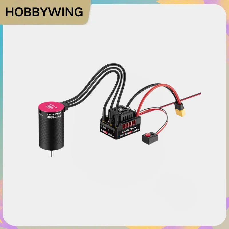 HobbyWing QuicRun 10BL120 G2 120A Waterproof Brushless ESC, 3660 G2 Motor Combo, for 1/10 RC Buggy Truggy Racing Upgrade
HobbyWing QuicRun 10BL120 G2 120A Waterproof Brushless ESC, 3660 G2 Motor Combo, for 1/10 RC Buggy Truggy Racing Upgrade