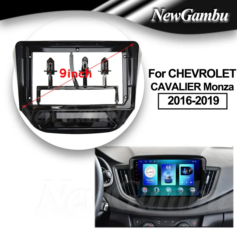 9 дюймовая рамка автомобильной панели для CHEVROLET CAVALIER Monza 2016-2019, DVD, Android экран, панель приборной панели, облицовка
9 дюймовая рамка автомобильной панели для CHEVROLET CAVALIER Monza 2016-2019, DVD, Android экран, панель приборной панели, облицовка