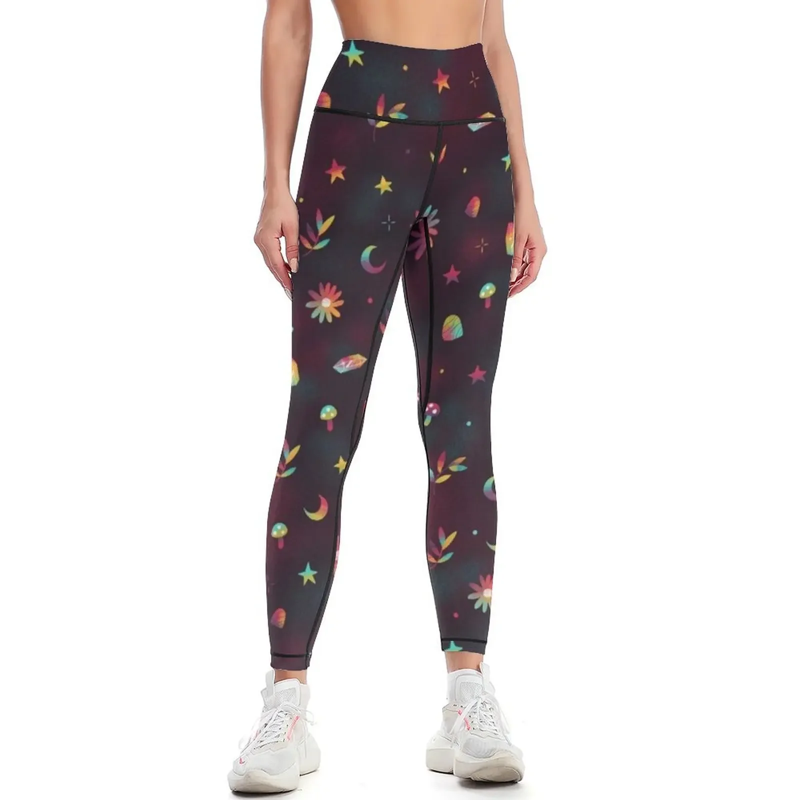 Magical Rainbow Floral Pattern Leggings sport set joggers for gym clothing Womens Leggings
Magical Rainbow Floral Pattern Leggings sport set joggers for gym clothing Womens Leggings
