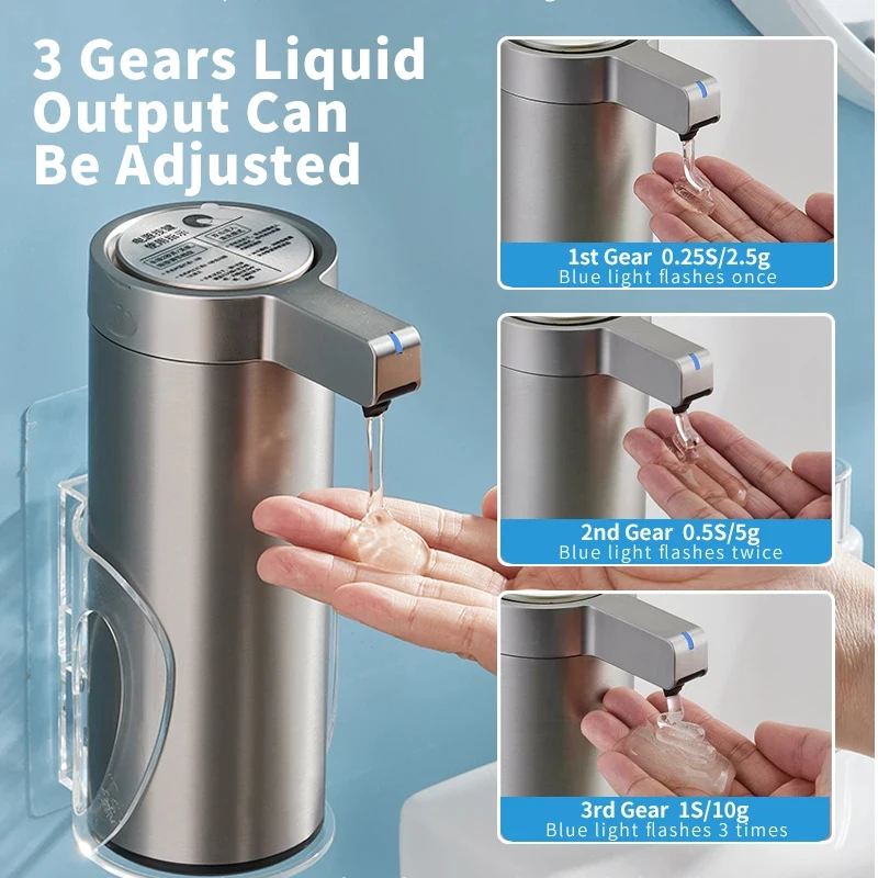270ml Kitchen Soap Machine Automatic Sensor Out of Hand Sanitizer Smart Electric Body Wash Soap Dispenser 304 Stainless Steel
270ml Kitchen Soap Machine Automatic Sensor Out of Hand Sanitizer Smart Electric Body Wash Soap Dispenser 304 Stainless Steel