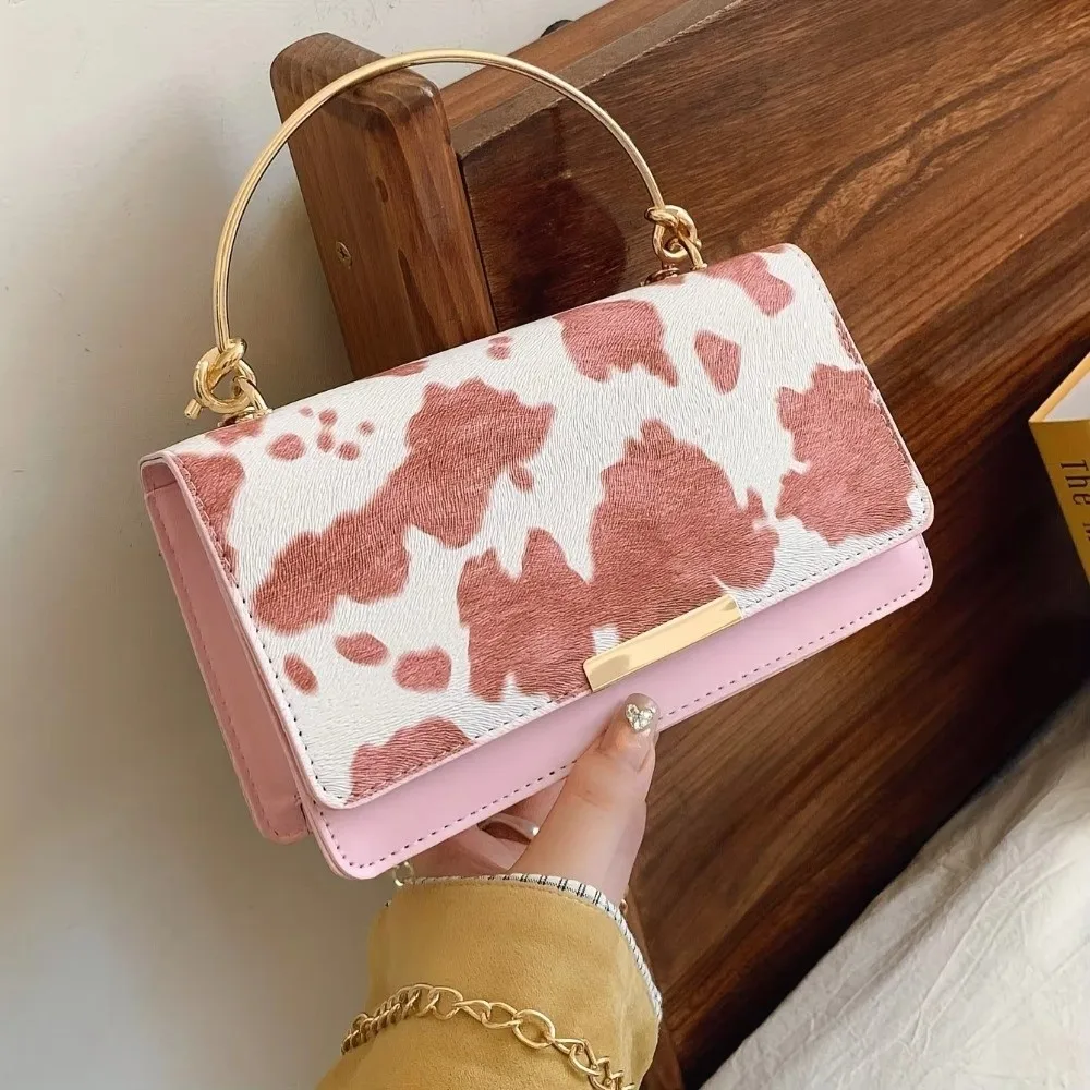 Fashion Cow Print Ladies' Crossbody Bag Large Capacity Hand-held Shoulder Bag PU with Detachable Chain Underarm Handbag Tote Bag
Fashion Cow Print Ladies' Crossbody Bag Large Capacity Hand-held Shoulder Bag PU with Detachable Chain Underarm Handbag Tote Bag