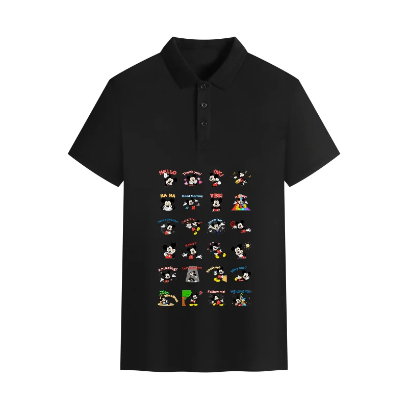 Summer Classic Animation Printed POLO Shirt Men's and Women's Fashion Casual Sports Breathable Slim Regular Top Large Size
Summer Classic Animation Printed POLO Shirt Men's and Women's Fashion Casual Sports Breathable Slim Regular Top Large Size