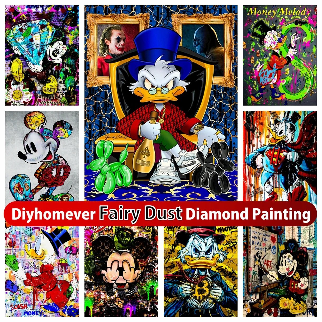 Donald Duck 5D DIY Fairy Dust Diamond Painting Mosaic Disney Cartoon Embroidery Cross Stitch Picture Home Decor Children's Gifts
Donald Duck 5D DIY Fairy Dust Diamond Painting Mosaic Disney Cartoon Embroidery Cross Stitch Picture Home Decor Children's Gifts