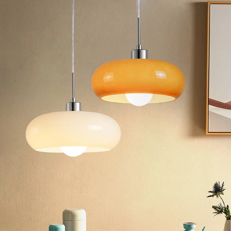 Nordic retro restaurant glass Pendant Light light orange/white modern home decoration living room bedroom interior decoration
Nordic retro restaurant glass Pendant Light light orange/white modern home decoration living room bedroom interior decoration