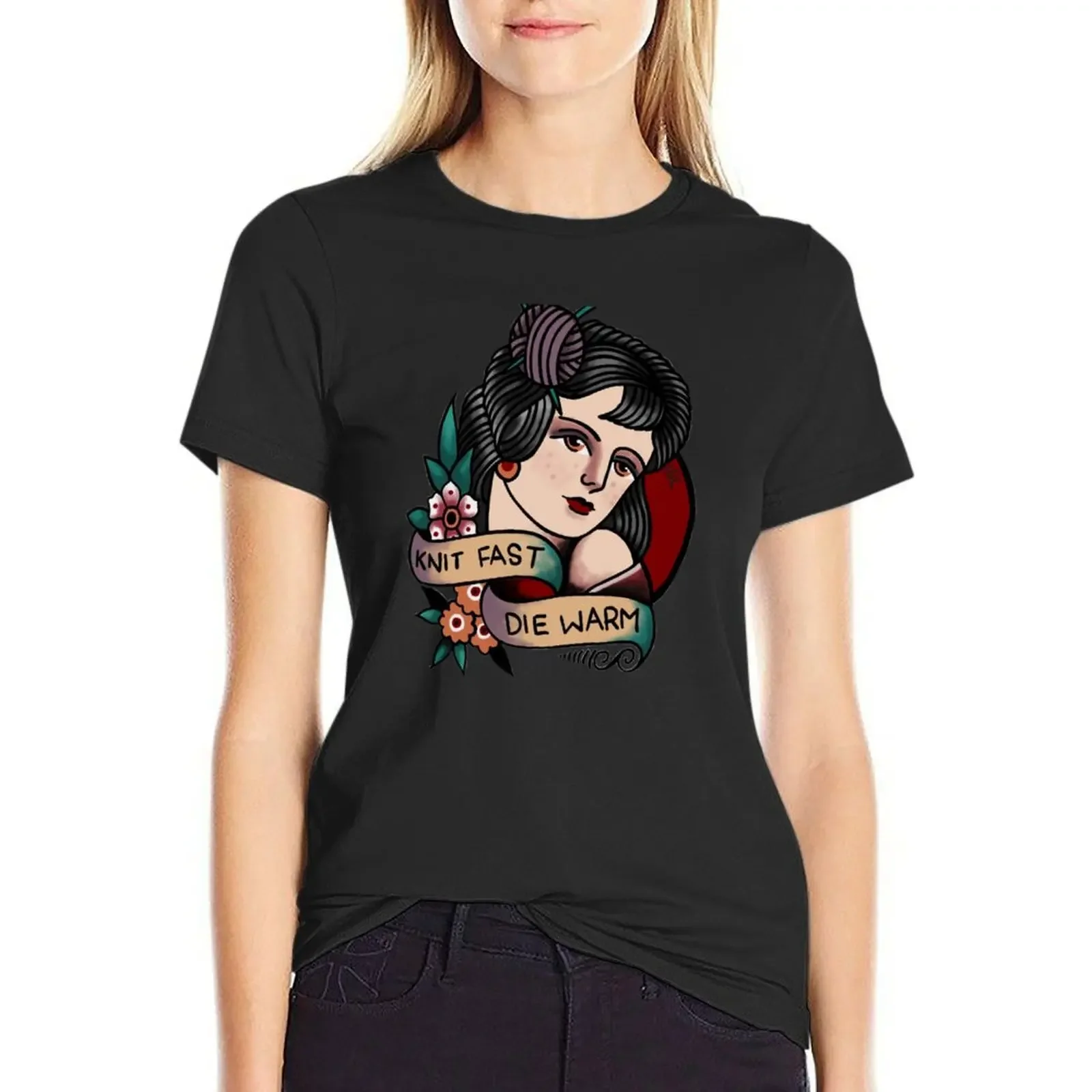 Knit Fast, Die Warm T-Shirt anime anime clothes female Blouse t-shirts for Women pack
Knit Fast, Die Warm T-Shirt anime anime clothes female Blouse t-shirts for Women pack