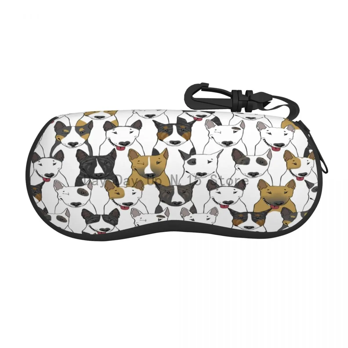 Portable Eyewear Case Bull Terrier Dogs Sunglasses Soft Case Glasses Box with Lanyard Zipper Eyeglass Case
Portable Eyewear Case Bull Terrier Dogs Sunglasses Soft Case Glasses Box with Lanyard Zipper Eyeglass Case
