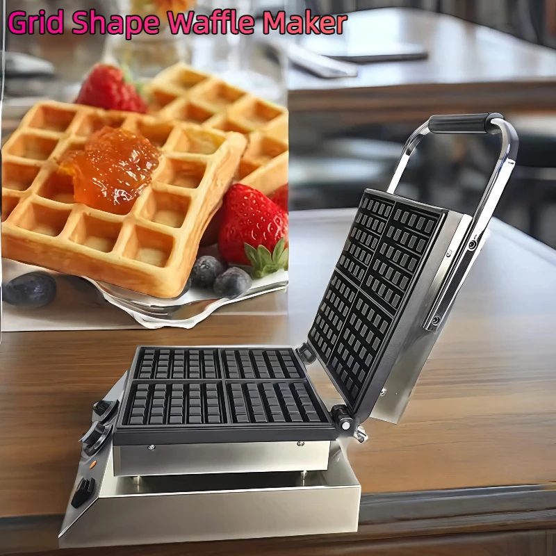 Grid Shape Waffle Maker Electric Stainless Steel Lolly Home Honeycomb Waffle Maker Snack Machine Commercial Professional Snack
Grid Shape Waffle Maker Electric Stainless Steel Lolly Home Honeycomb Waffle Maker Snack Machine Commercial Professional Snack