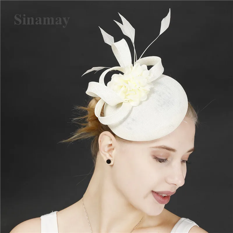 Sinamay Bridal Wedding Fascinator Hat Cocktail Tea Party Feather Flower Top Hat Kentucky Derby Headwear for Women Girls
Sinamay Bridal Wedding Fascinator Hat Cocktail Tea Party Feather Flower Top Hat Kentucky Derby Headwear for Women Girls
