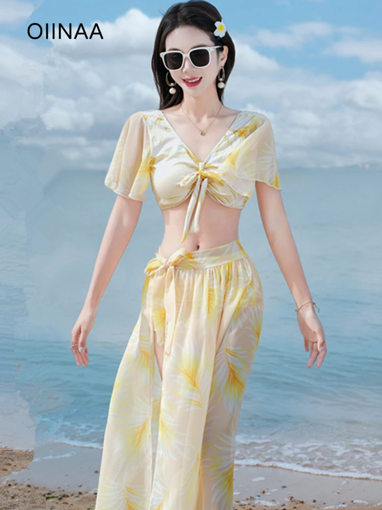 OIINAA комплект бикини с цветочным принтом, женский купальник, трехсекционная пляжная юбка на шнуровке, женский купальник, модная шикарная пляжная одежда для купания
OIINAA комплект бикини с цветочным принтом, женский купальник, трехсекционная пляжная юбка на шнуровке, женский купальник, модная шикарная пляжная одежда для купания