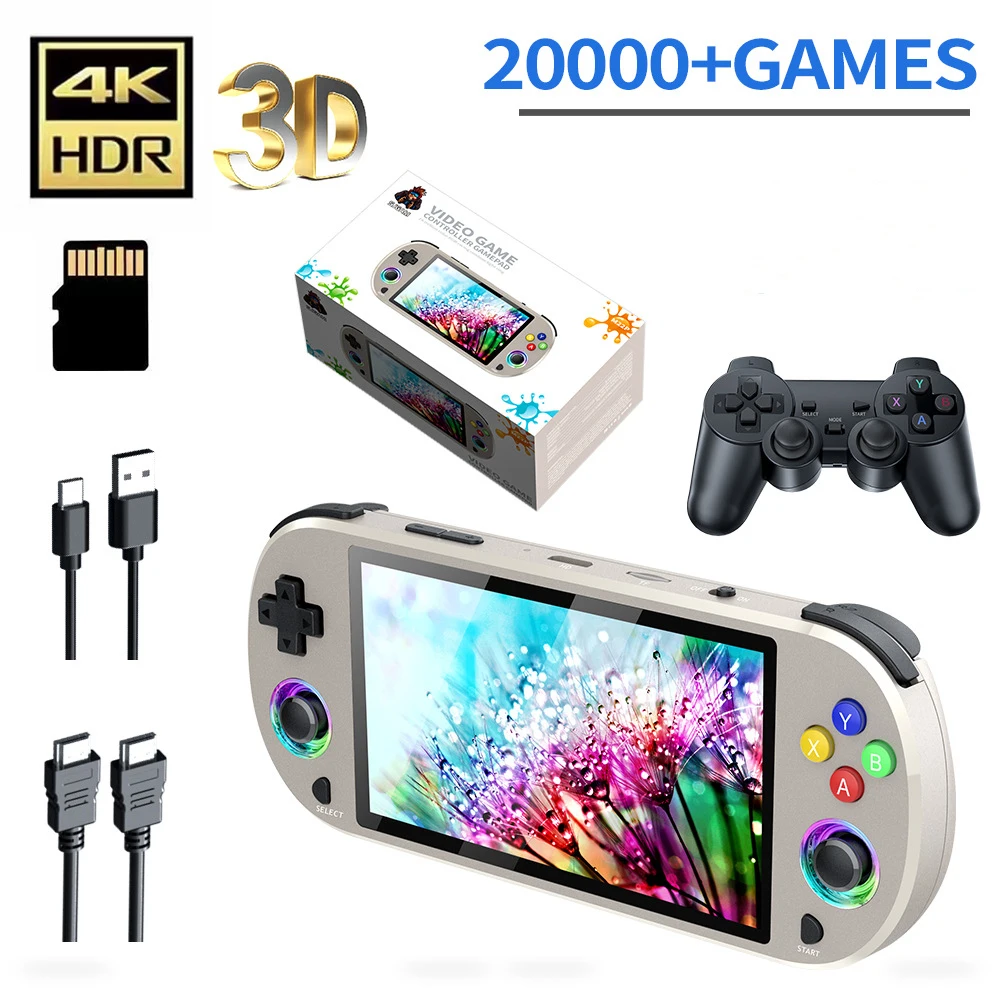 M22PRO Handheld Game Console 5-inch 1920x1080 IPS 64GB/128GB Nostalgic Classic Game 3000mAh Battery With 2 Years Warranties
M22PRO Handheld Game Console 5-inch 1920x1080 IPS 64GB/128GB Nostalgic Classic Game 3000mAh Battery With 2 Years Warranties