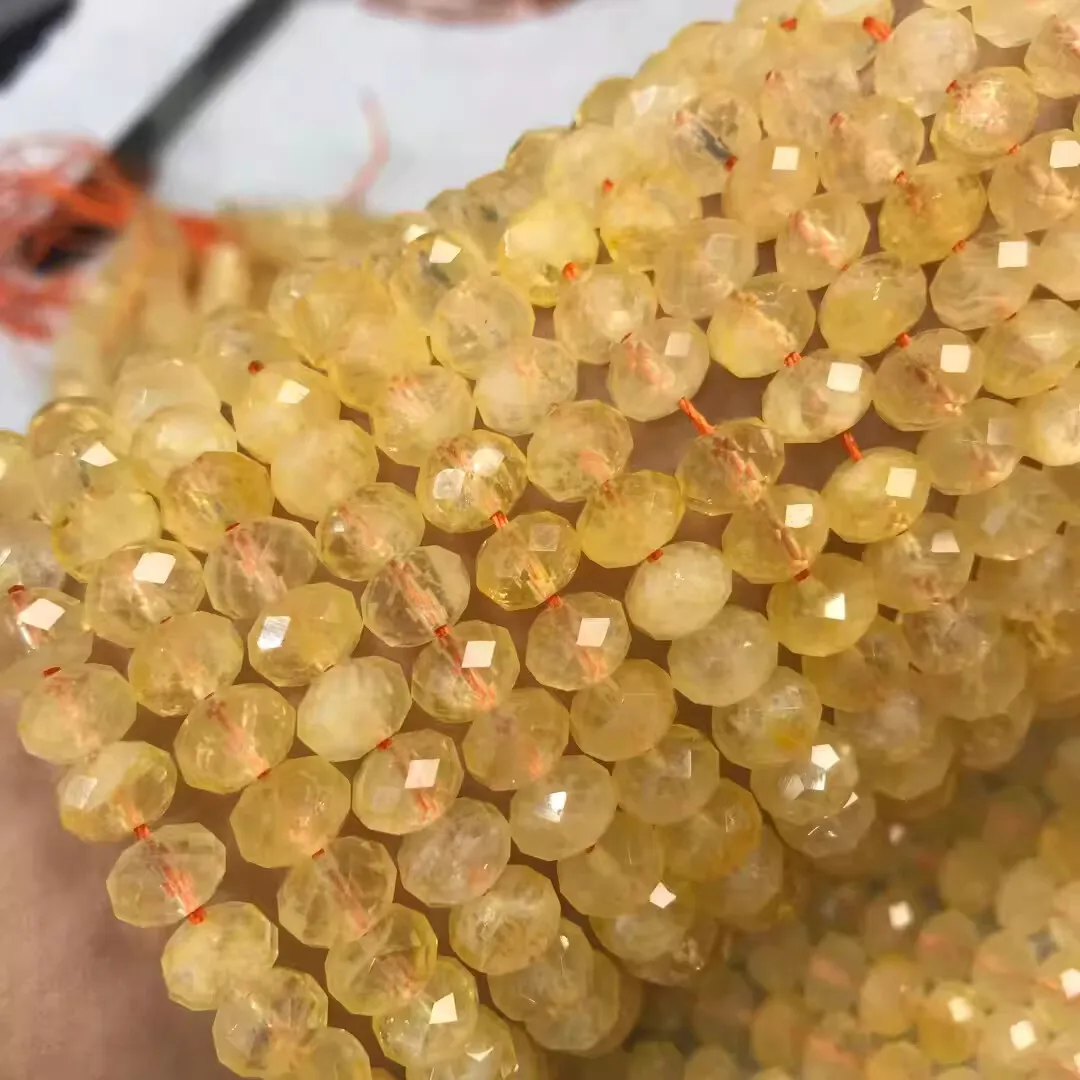 4A Citrine yellow roundelle 6/8mm Wholesale for DIY jewelry necklace 38cm LOOSE BEADS
4A Citrine yellow roundelle 6/8mm Wholesale for DIY jewelry necklace 38cm LOOSE BEADS
