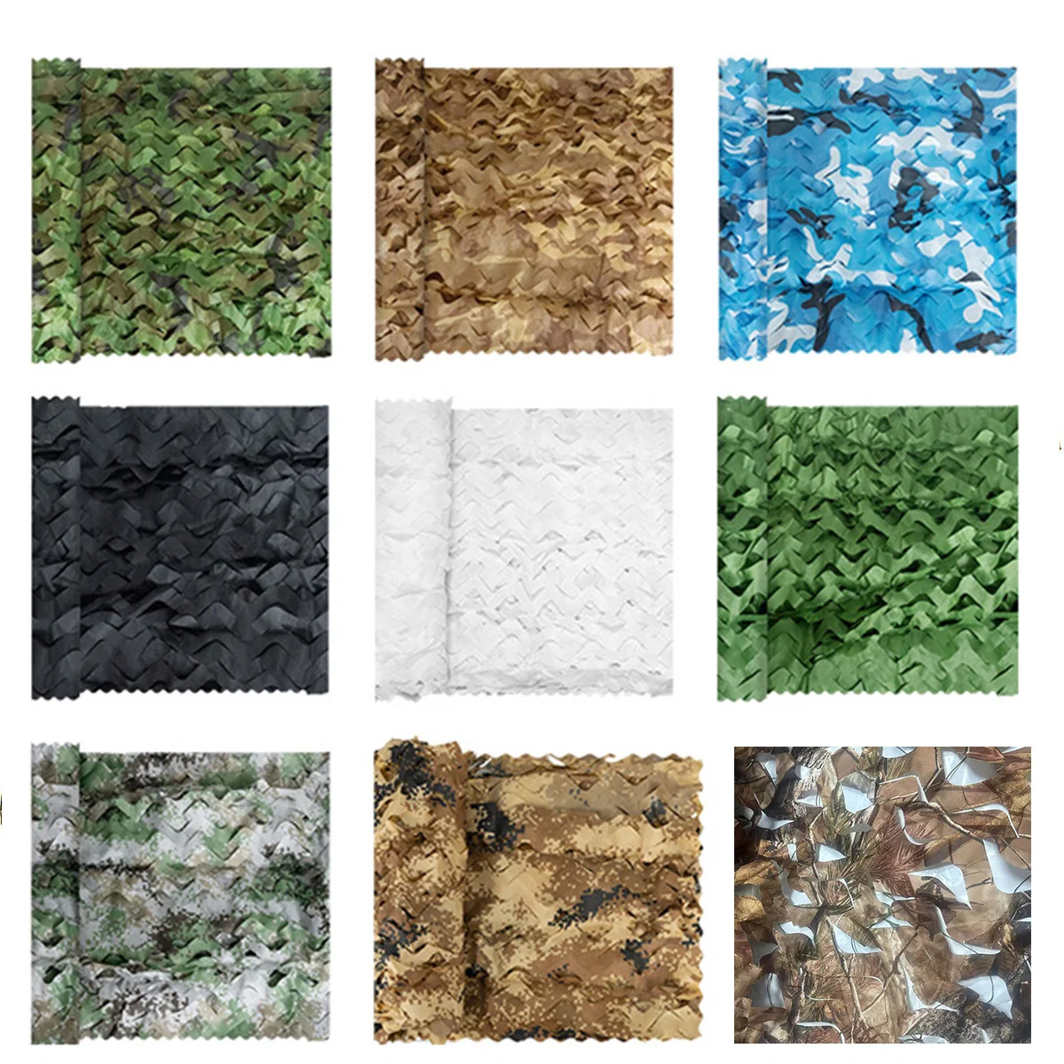 Camouflage Hunting Net Outdoor Sport Camo Net for Shooting Sports Fishing Garden Decorations Privacy Screen
Camouflage Hunting Net Outdoor Sport Camo Net for Shooting Sports Fishing Garden Decorations Privacy Screen