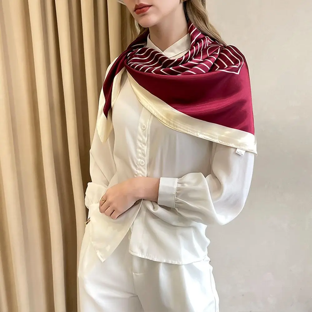 Geometric Shape Bag Decoration Collocation Clothing Accessories Printed Scarf Silk Scarf Female Shawl Korean Style Scarves
Geometric Shape Bag Decoration Collocation Clothing Accessories Printed Scarf Silk Scarf Female Shawl Korean Style Scarves