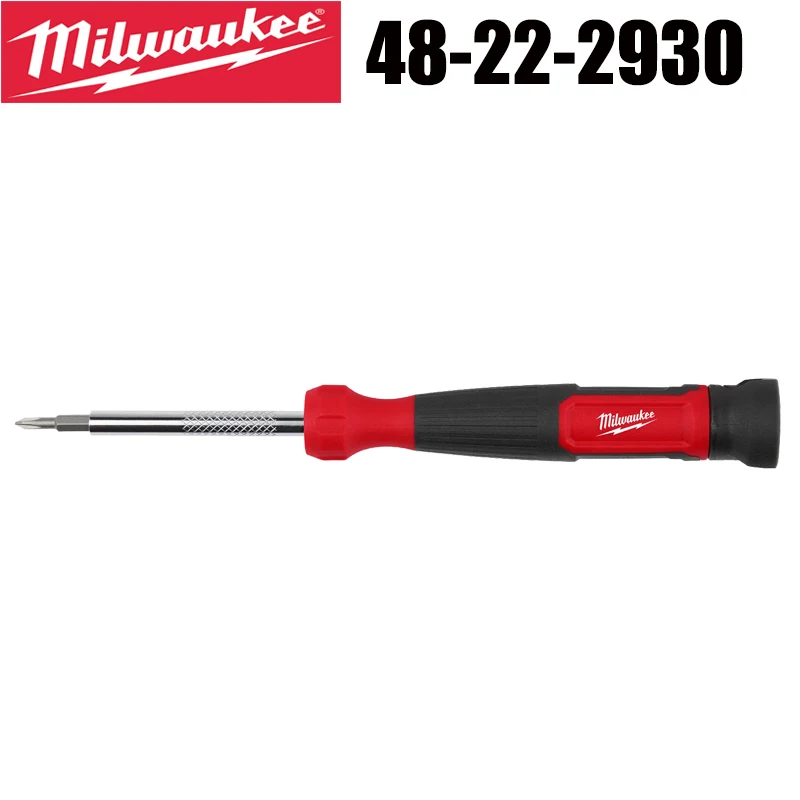 MILWAUKEE 48-22-2930 4-in-1 Precision Multi-Bit Screwdriver Chrome-plated Double-ended Hand Tool Accessories
MILWAUKEE 48-22-2930 4-in-1 Precision Multi-Bit Screwdriver Chrome-plated Double-ended Hand Tool Accessories