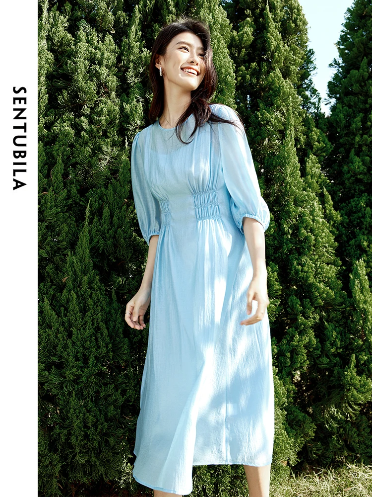 SENTUBILA Summer Three Quarter Sleeve Dresses Sets 2024 Summer Round Neck A-line Dress Camisole Dress 2 Piece Set 142L54138
SENTUBILA Summer Three Quarter Sleeve Dresses Sets 2024 Summer Round Neck A-line Dress Camisole Dress 2 Piece Set 142L54138