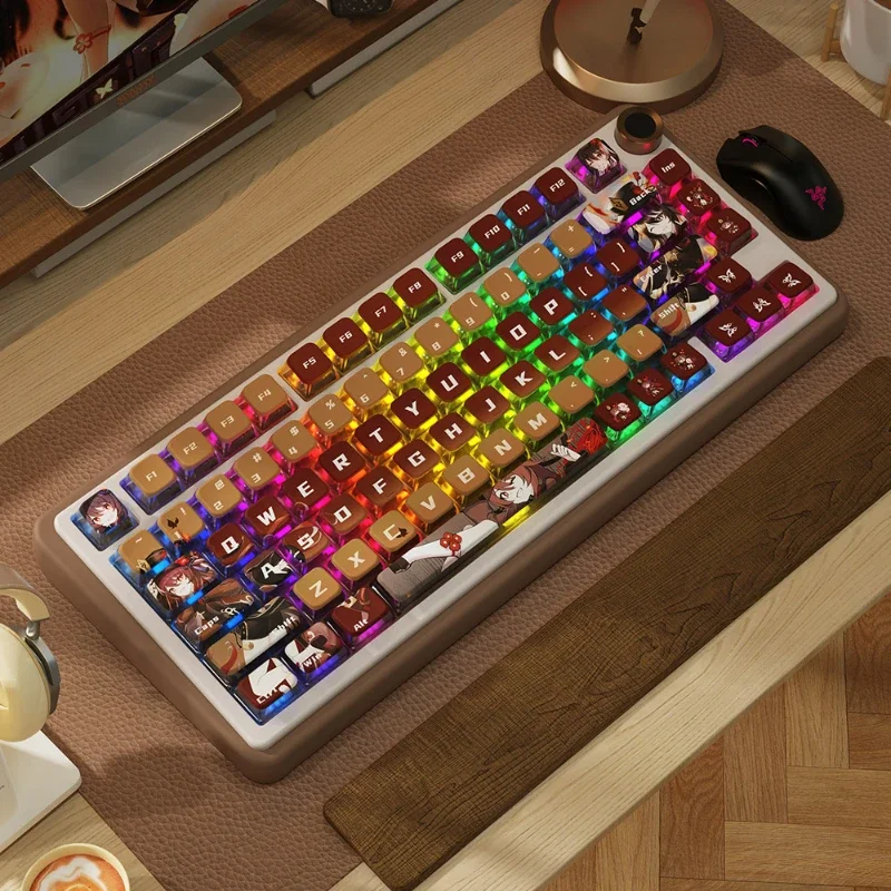 Genshin Impact Anime Artisan Walnut Keycap Transparent 122key PBT Custom Cartoon ASA Gaming Keycaps for Mechanical Keyboard Gift
Genshin Impact Anime Artisan Walnut Keycap Transparent 122key PBT Custom Cartoon ASA Gaming Keycaps for Mechanical Keyboard Gift