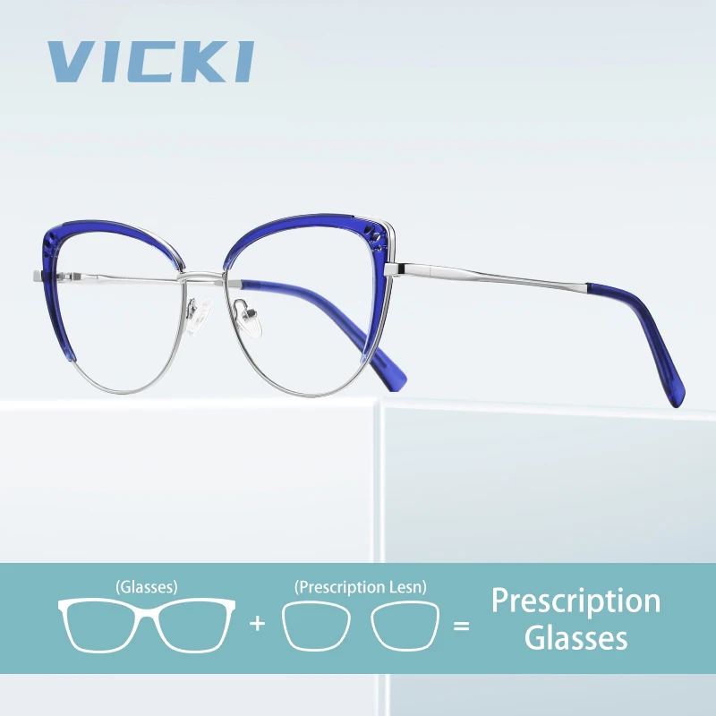 VICKI Cutout Engraving Unique Design Fashion Cat Eye Anti-blue Light Lady Can Customize Prescription Photochromism PFD3120
VICKI Cutout Engraving Unique Design Fashion Cat Eye Anti-blue Light Lady Can Customize Prescription Photochromism PFD3120