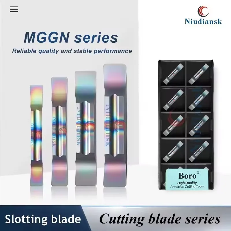 DESKAR Numerical Control Lathe Groove Cutting Inserts MGGN150/200/250/300/400/500-JM TF618 Quenched Steel Slotting Cutting Blade
DESKAR Numerical Control Lathe Groove Cutting Inserts MGGN150/200/250/300/400/500-JM TF618 Quenched Steel Slotting Cutting Blade