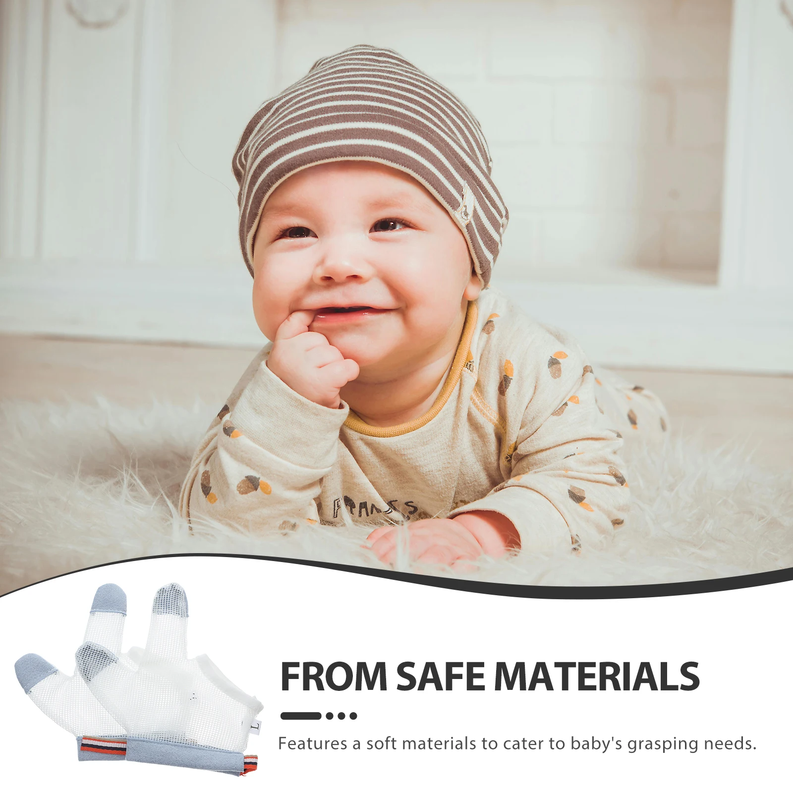 Baby Anti-eating Gloves Kids Half-finger Mittens L Size Quick-drying Fabric No Shrinkage Shape Retention Toddler Thumb Guard
Baby Anti-eating Gloves Kids Half-finger Mittens L Size Quick-drying Fabric No Shrinkage Shape Retention Toddler Thumb Guard