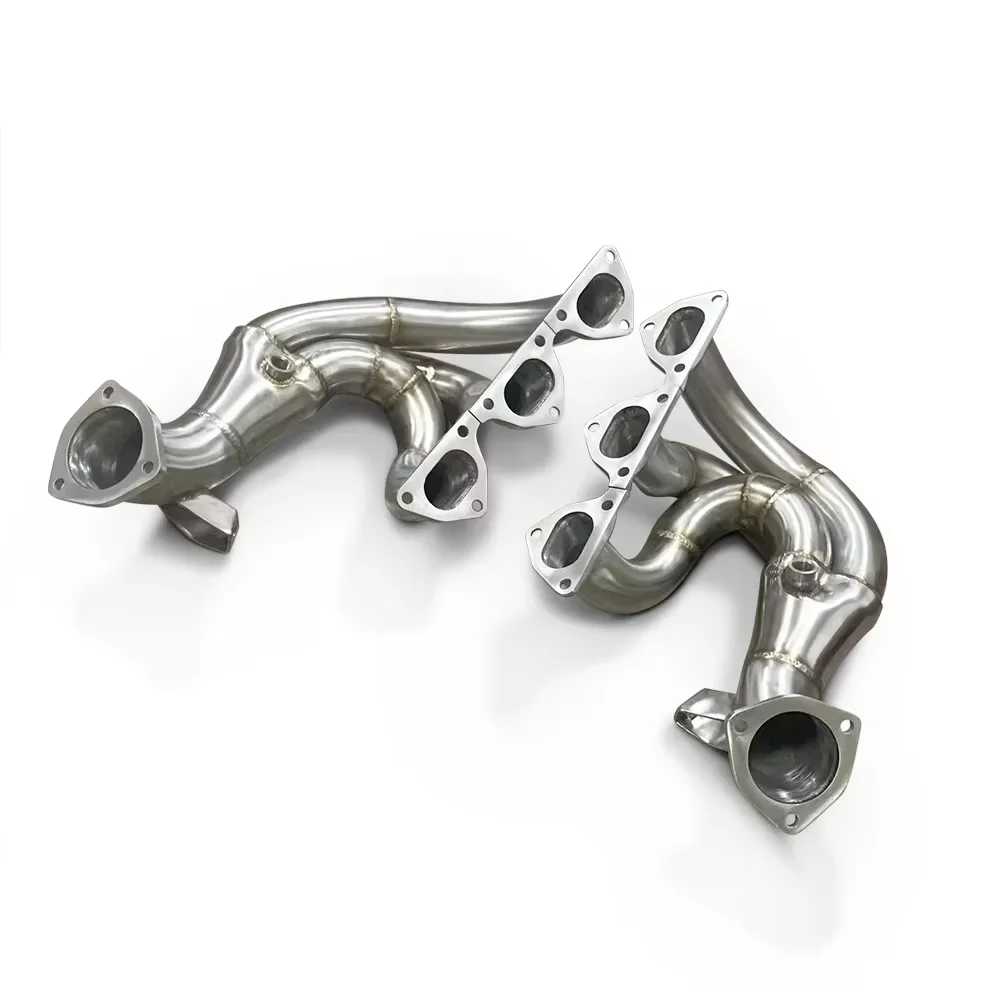 High flow exhaust manifold exhaust collector for Porsche Karman 718 GTS 4.0 2021-2024 stainless steel downspout converter
High flow exhaust manifold exhaust collector for Porsche Karman 718 GTS 4.0 2021-2024 stainless steel downspout converter