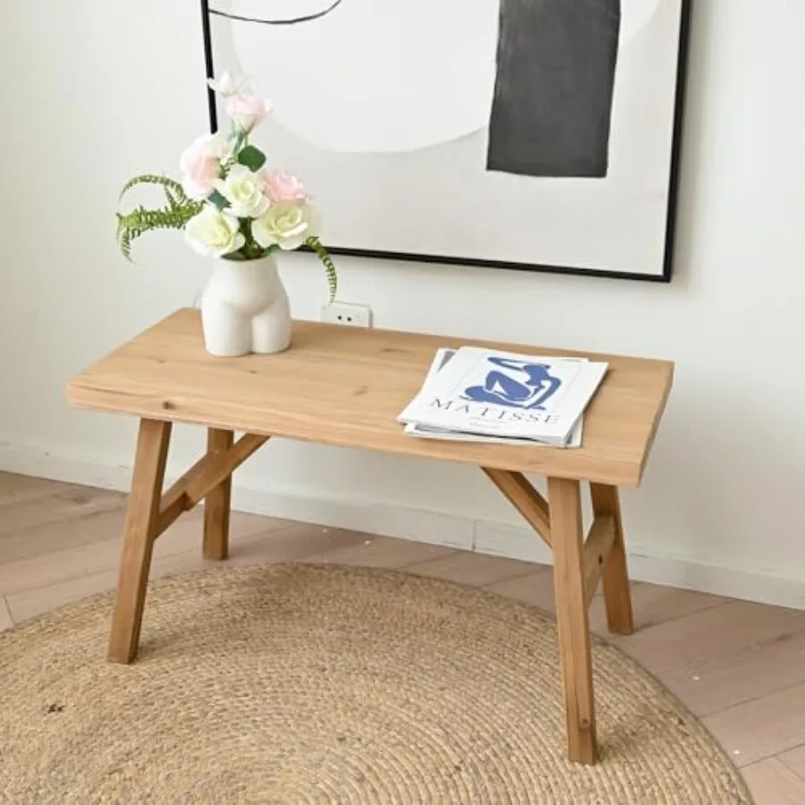Solid Wood Entry Bench - Rustic Farmhouse Style Hallway Seatg for Livg Room Dg Room Entryway - Handcrafted Natural Fish
Solid Wood Entry Bench - Rustic Farmhouse Style Hallway Seatg for Livg Room Dg Room Entryway - Handcrafted Natural Fish