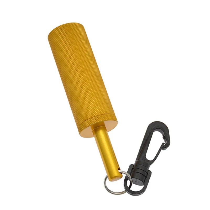 Diving Rattle Signal Bell With 360° Rotating Quick Hook Underwater Bell Ding Rod Diving Equipment Gold
Diving Rattle Signal Bell With 360° Rotating Quick Hook Underwater Bell Ding Rod Diving Equipment Gold