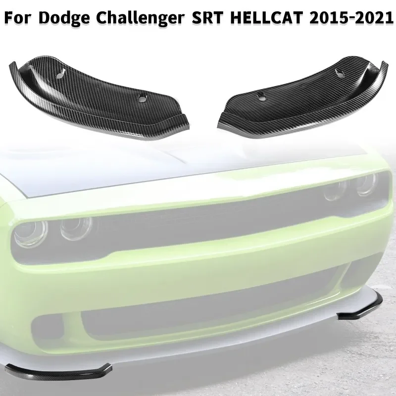 For Dodge Challenger SRT HELLCAT 2015-2021 2Pcs/set Carbon Fiber Front Bumper Lip Splitter Protector
For Dodge Challenger SRT HELLCAT 2015-2021 2Pcs/set Carbon Fiber Front Bumper Lip Splitter Protector