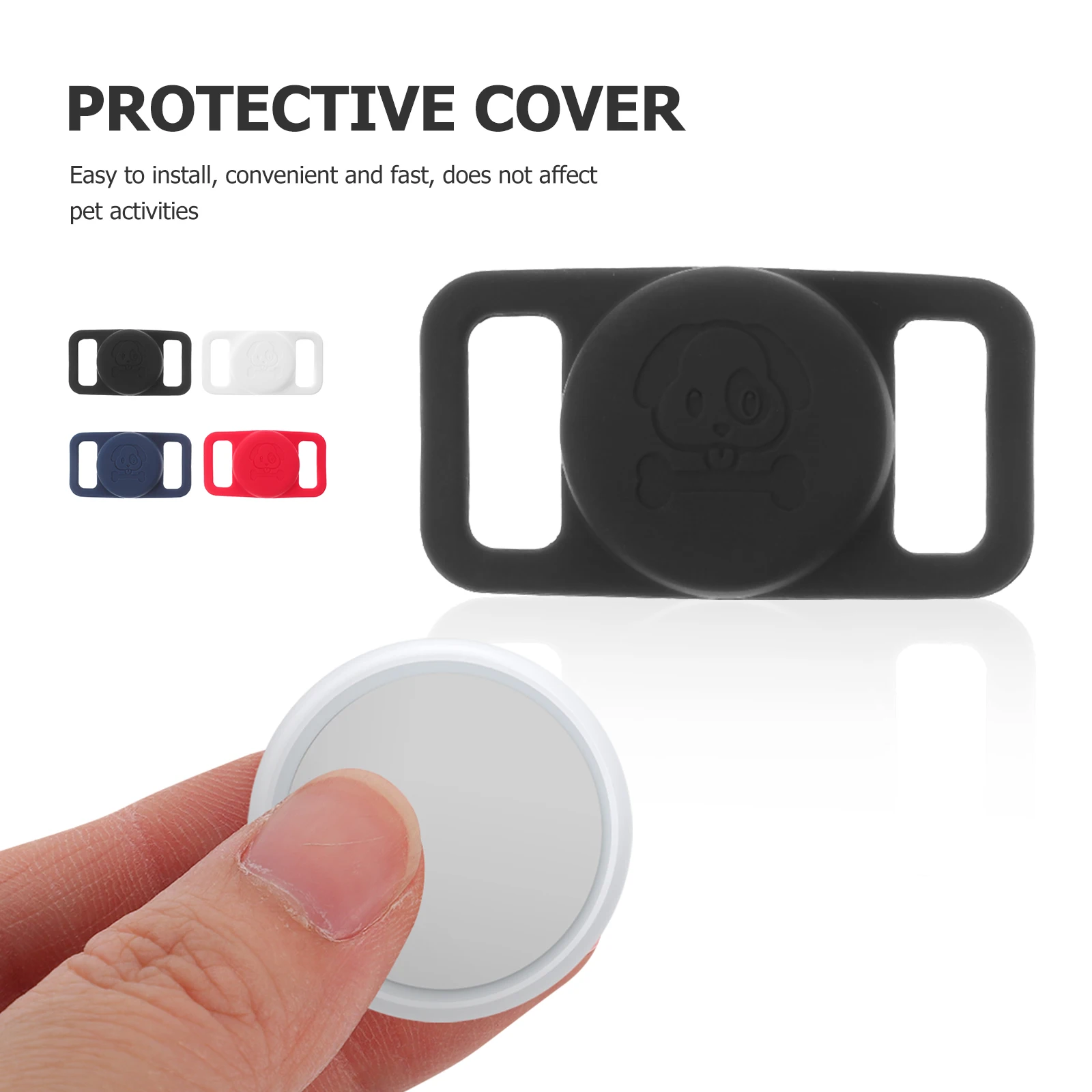 4pcs Pet Tracker Silicone Cover Lightweight Shockproof Case for Collar Locator Protective Accessory
4pcs Pet Tracker Silicone Cover Lightweight Shockproof Case for Collar Locator Protective Accessory