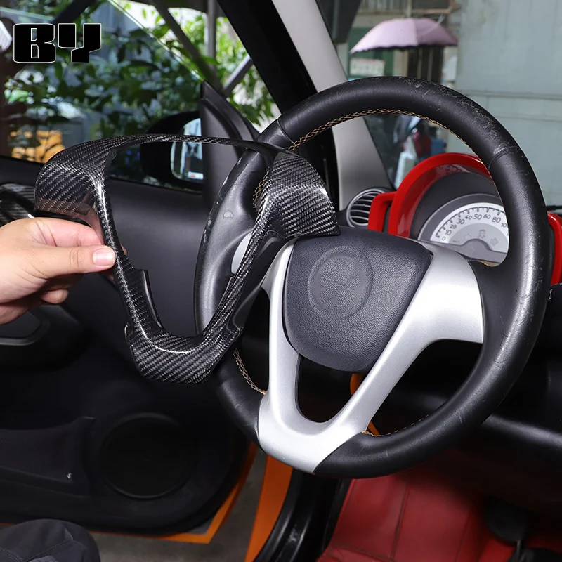 Настоящее углеродное волокно для Mercedes Smart Fortwo 451 2009-2015, ручка переключения передач, наклейка на рамку рулевого колеса, декоративные автомобильные аксессуары
Настоящее углеродное волокно для Mercedes Smart Fortwo 451 2009-2015, ручка переключения передач, наклейка на рамку рулевого колеса, декоративные автомобильные аксессуары