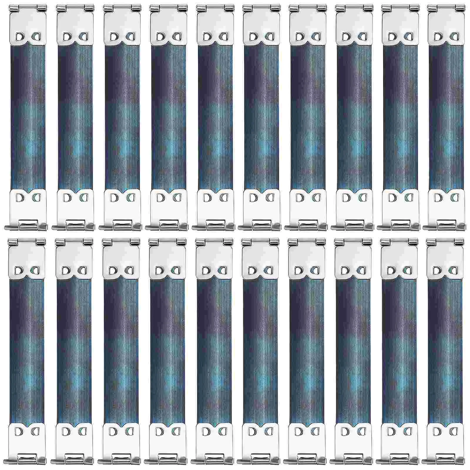 20 Pcs Bag Hardware Accessories Spring Clip DIY Flex Frames Handbags Purse Clasp Sewing Iron Sheet Practical
20 Pcs Bag Hardware Accessories Spring Clip DIY Flex Frames Handbags Purse Clasp Sewing Iron Sheet Practical